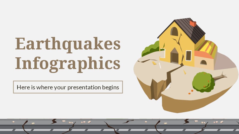 Infographics on Earthquakes Template For Google Slides And Powerpoint -page 0