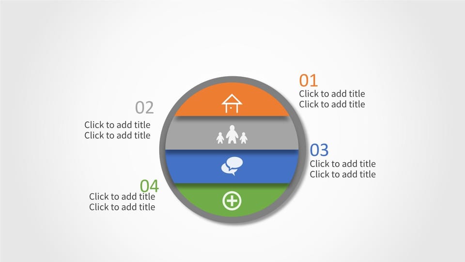orange blue green and orange powerpoint background
